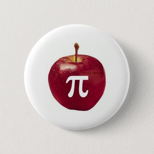 pi-toets ronde button 5,7 cm (Voorkant)