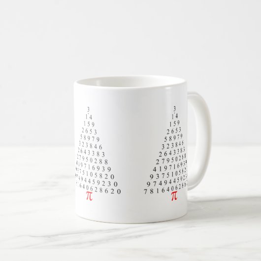Pi Tree Triangle Mug (Devant droit)