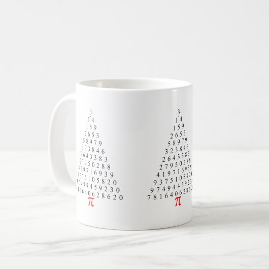 Pi Tree Triangle Mug (Devant gauche)