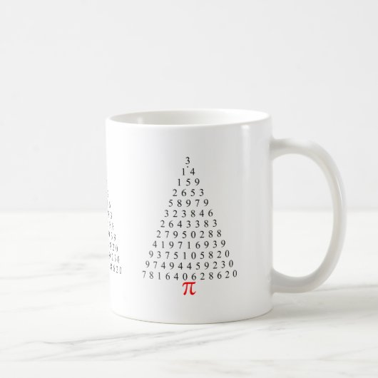 Pi Tree Triangle Mug (Droite)