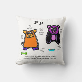 "pi" (varkenspanda/leguaan impala) kussen