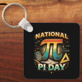 Pi vieren sleutelhanger (Voorkant)