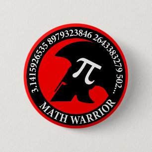 Pi Warrior Ronde Button 5,7 Cm