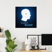 Pi - WETENSCHAPPELIJKE REGELS | WISKUNDE Poster (Thuiskantoor)