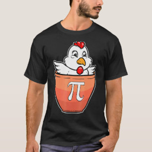 Pi Wiskunde Kippenpot T-shirt