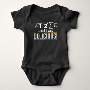 Pi Wiskunde Nerd Pie Delicious Cake Eater science Romper
