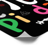 PI Wiskunde Science Stem Gift 3.14 pi Dag 1 Poster (Hoek)