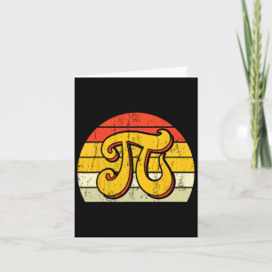 PI Wiskunde Science Stem Gift 3.14 Pi Dag Retr Kaart