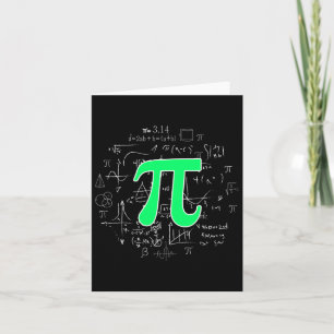 PI Wiskunde Science Stem Gift 3.14 Pi Dag Retr Kaart