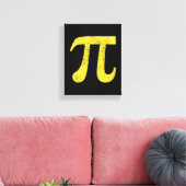 Pi - Wiskunde symbolen Canvas Afdruk (Insitu (Woonkamer))