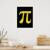 Pi - Wiskunde symbolen Poster (Keuken)
