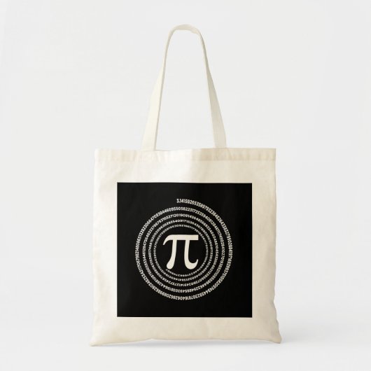 Pi-wiskunde-Wiskunde Tote Bag (Voorkant)