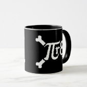 Pi x Straal tot 8th Power = Pirate Mok (Voorkant rechts)