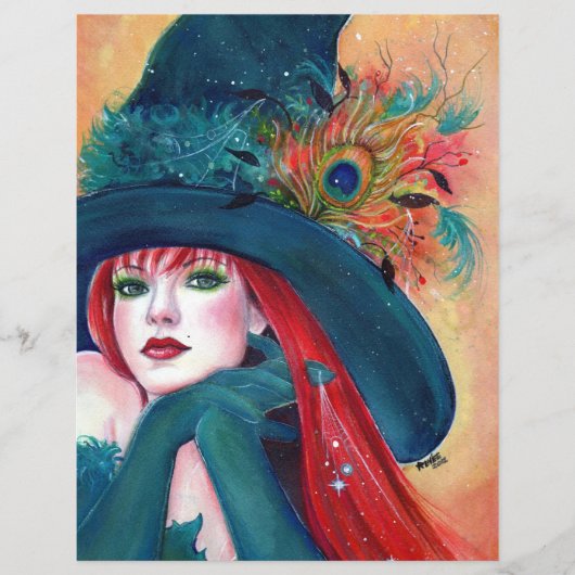 Pia Dora Halloween Witch Flyers van Renee (Voorkant)