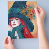 Pia Dora Halloween Witch Flyers van Renee (Hand)