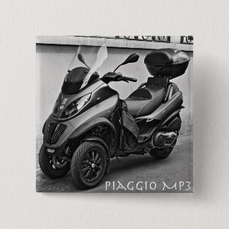 Piaggio MP3-Button Vierkante Button 5,1 Cm