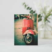 Piaggio Scooter in Italië Briefkaart (Staand voorkant)