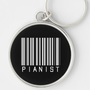 Pianist Bar-code Sleutelhanger