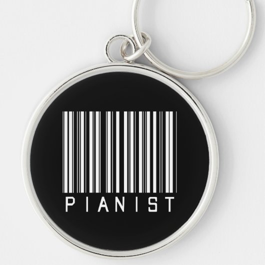 Pianist Bar-code Sleutelhanger (Voorkant)