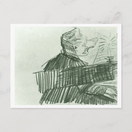 Pianist, het Fijne Art. van Vincent van Gogh Briefkaart (Voorkant)