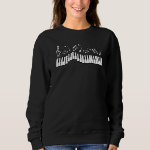 Pianist Muziekleraar Muzikant Piano Graphic Trui