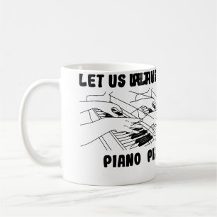 Pianist Ontwerpt Vleugel Koffiemok