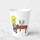 Pianist Papieren Bekers (Voorkant)