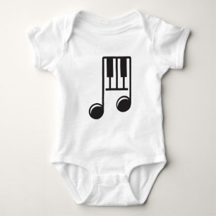Pianist Piano Teacher Musical Note Art Romper