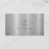 Pianist Silver Grey Visitekaartje (Achterkant)