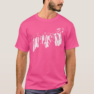 Pianist Toetsenborden Muziek Noten Piano T-shirt