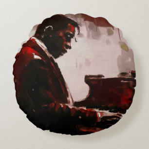 Pianist van de bar tot laat in de nacht rond kussen