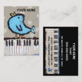 pianist visitekaartje (Voorkant / Achterkant)