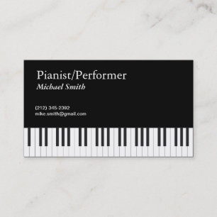 Pianist Visitekaartje