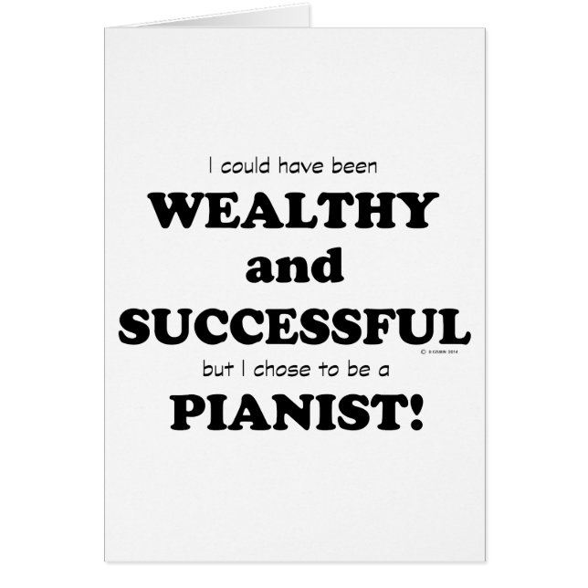 Pianist Wealthy & Succesvol (Voorkant)