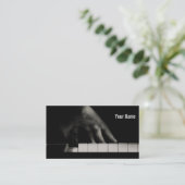 Pianist's hand visitekaartje (Staand voorkant)