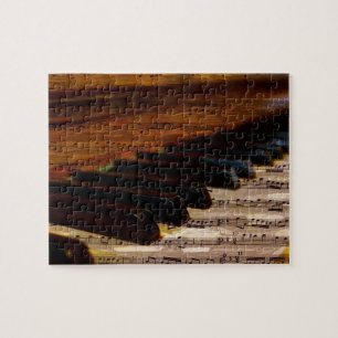 PIANO-317026 DE PIANO NEEMT NOTA ZO VAN SONGWRITER LEGPUZZEL