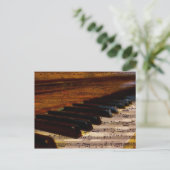 piano-317026 PIANO NOTEERT MUZIEK SONGWRITER ZO Briefkaart (Staand voorkant)