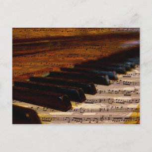 piano-317026 PIANO NOTEERT MUZIEK SONGWRITER ZO Briefkaart