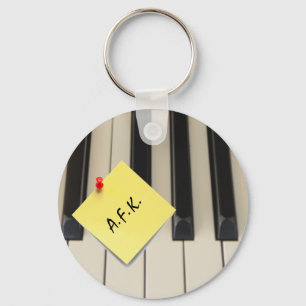 Piano A.F.K. (weg van toetsenbord) Sleutelhanger