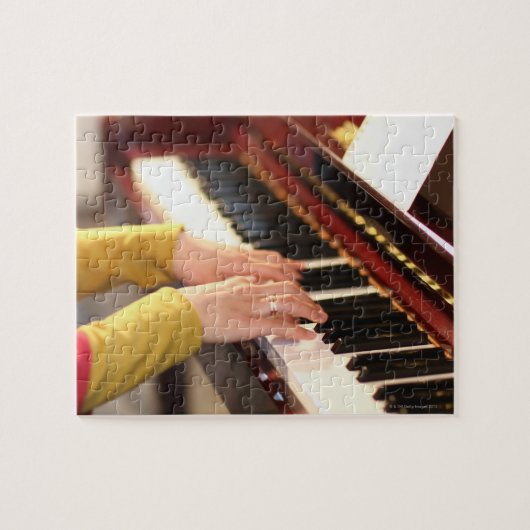 Piano afspelen legpuzzel (Horizontaal)