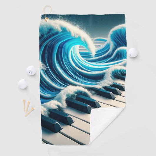 Piano Art Golfhanddoek (Insitu)