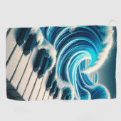Piano Art Golfhanddoek (Horizontaal)