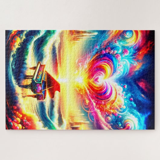 Piano Art Legpuzzel (Horizontaal)