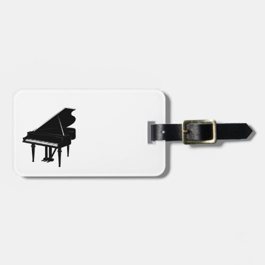 Piano Bagagelabel (Voorkant horizontaal)