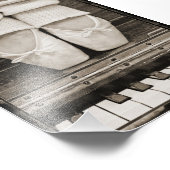 Piano Ballet Duet klein Foto Afdruk (Hoek)