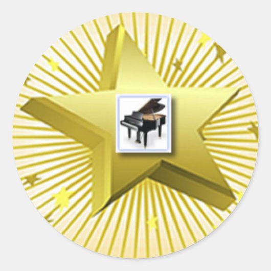 Piano Bears Musical Storybook Sticker (Devant)