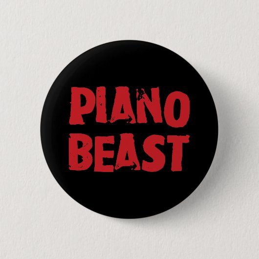 Piano Beast Button (Voorkant)