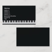 Piano - Bedrijven Visitekaartje (Voorkant / Achterkant)