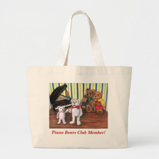 Piano Beren Character Piano Music Canvas tas