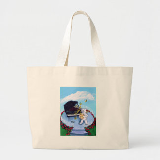 Piano Beren Musical Character Canvas tas